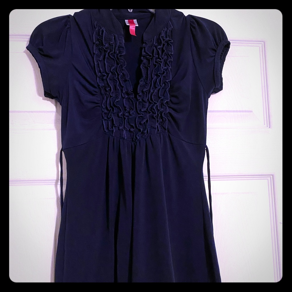 Dark blue blouse
